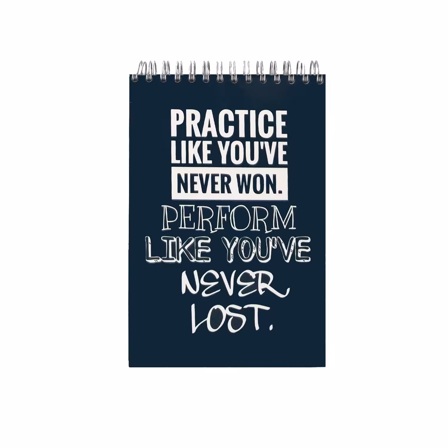 دفترچه یادداشت جلد سخت پاپکو طرح PRACTICE