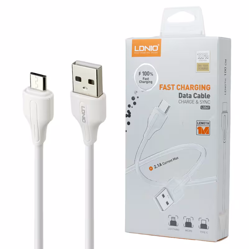 کابل شارژ MicroUSB الدینیو LDNIO LS541