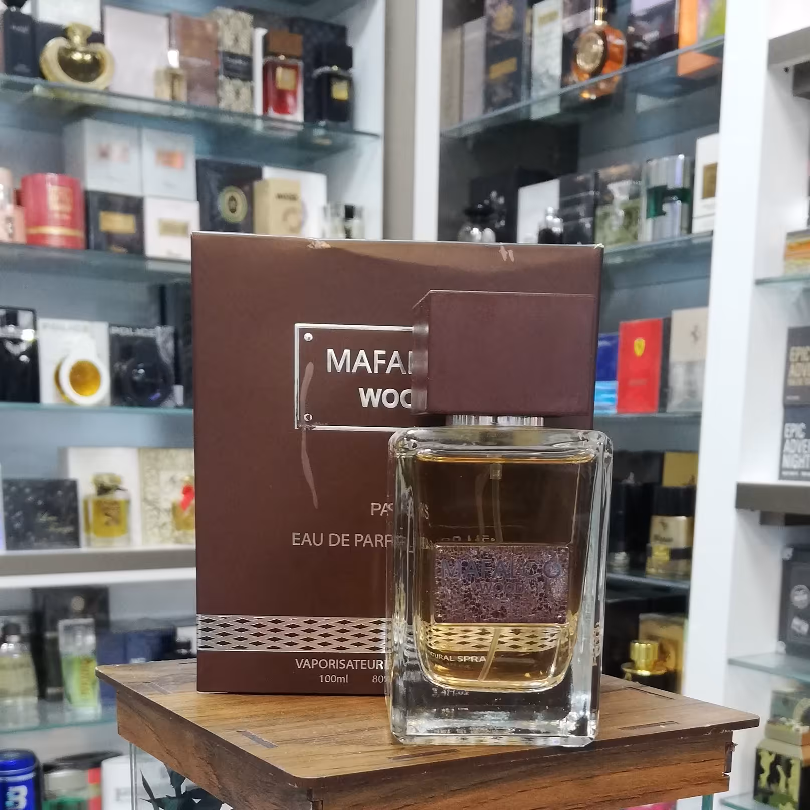 عطر ادکلن پاریس بلو مافالکو وود Paris Bluue Mafalco Wood حجم 100 میلی لیتر

