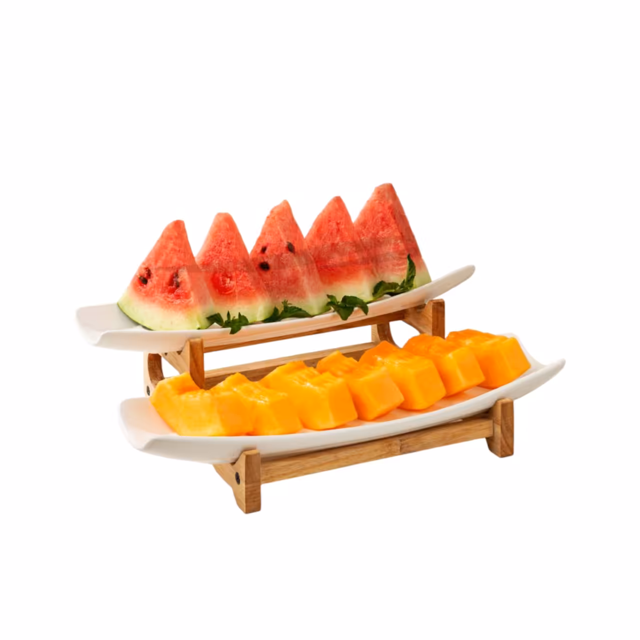 رولت خوری بیضی 2 طبقه سرامیکی بتونی مدل ریوان M300