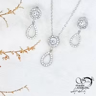 نیمست عیار925 آویز اشک کد 11932