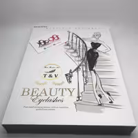 پک پالت اکستنشن مژه تی اند وی مدل C و CC ضخامت 20 صدم اینچ - T &amp; V