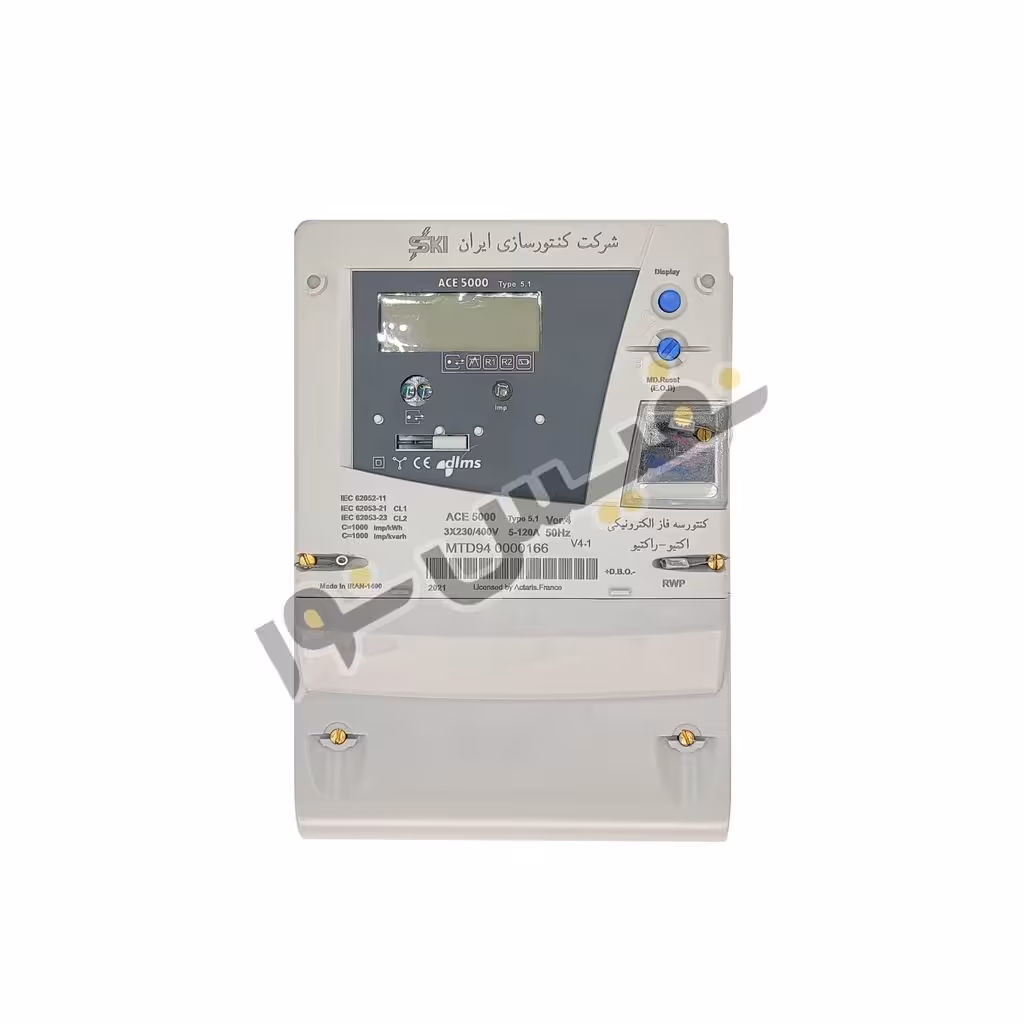 کنتور برق فرعی سه فاز چند تعرفه ای دیجیتال ایران طرح جدید