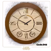 ساعت دیواری چوبی (تمام چوب) (سایز بزرگ)