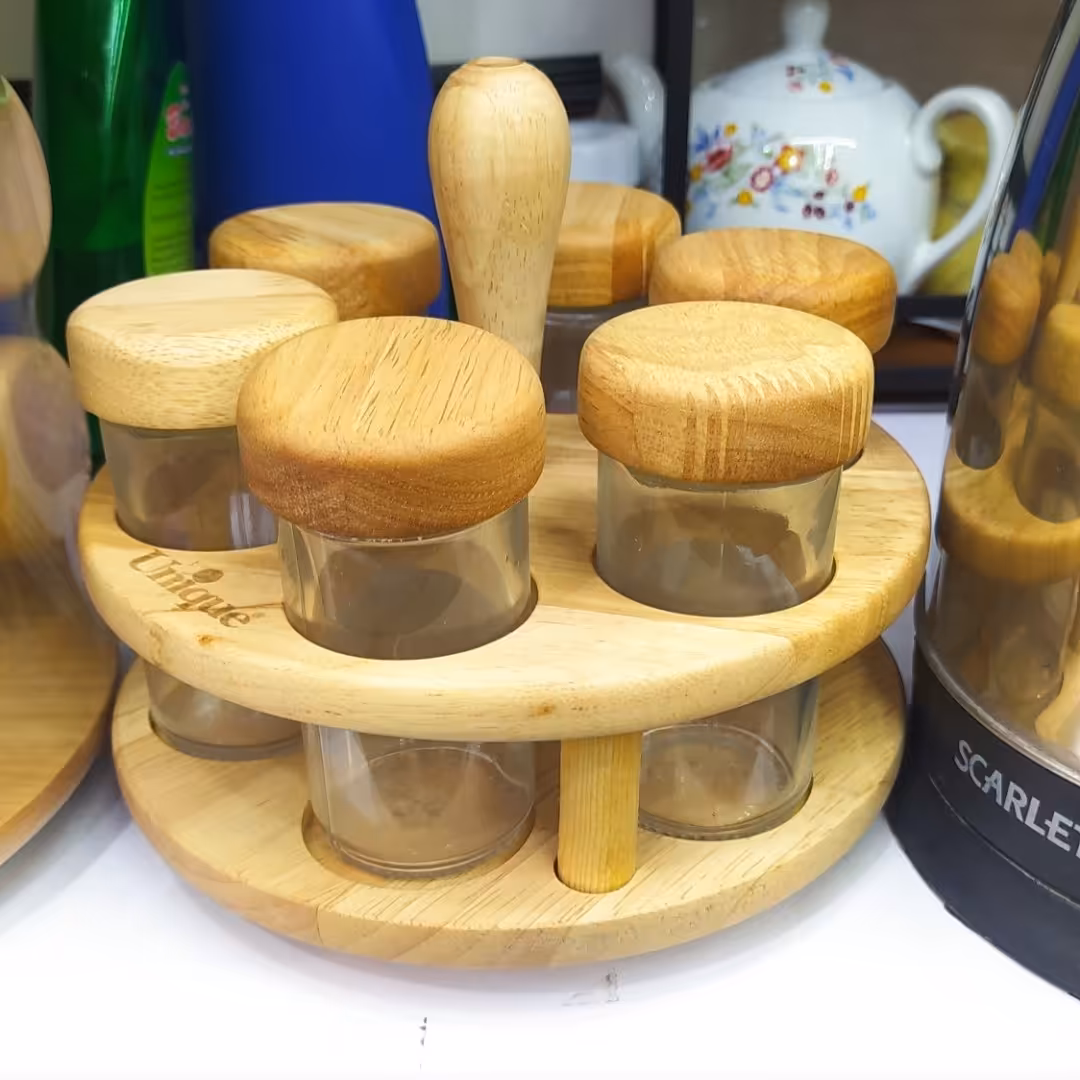 جا ادویه ای 6عددی بسیار شیک و بادوام 