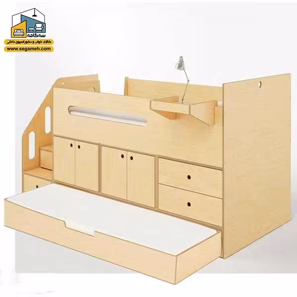 تخت خواب نوجوان کد BTP06