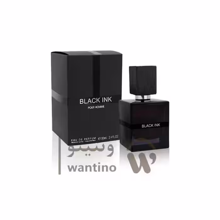 عطر ادکلن مردانه انکر نویر یا لالیک مشکی فراگرنس ورد بلک اینک پور هوم (Fragrance World Lalique Encre Noire)