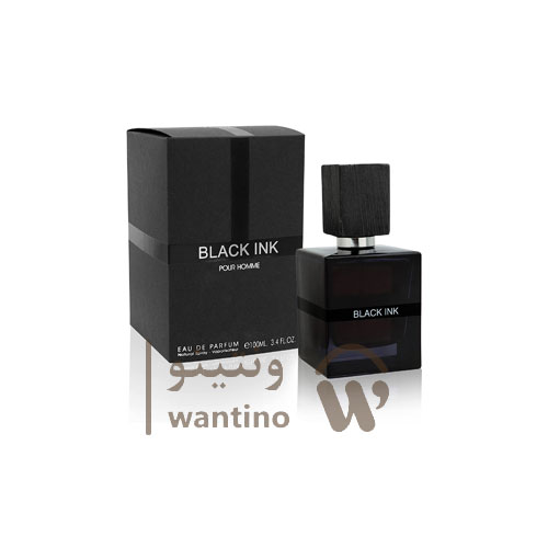 عطر ادکلن مردانه انکر نویر یا لالیک مشکی فراگرنس ورد بلک اینک پور هوم (Fragrance World Lalique Encre Noire)