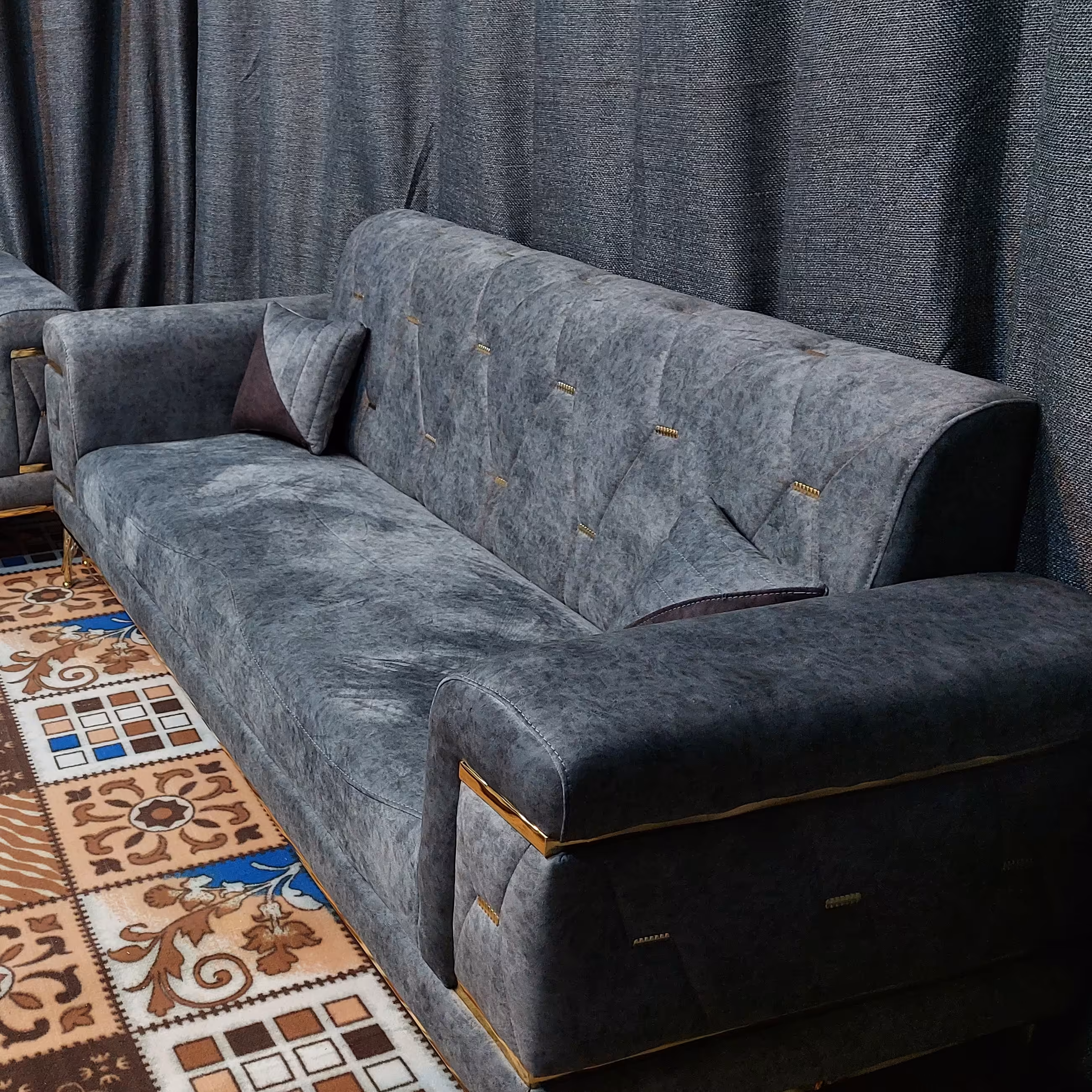 سرویس مبل راحتی منچستر (7 نفره  با ضمانت نامه کتبی)