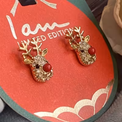 خرید گوشواره میخی گوشواره مجلسی جدید برای کادو تولد و کادو ولنتاین