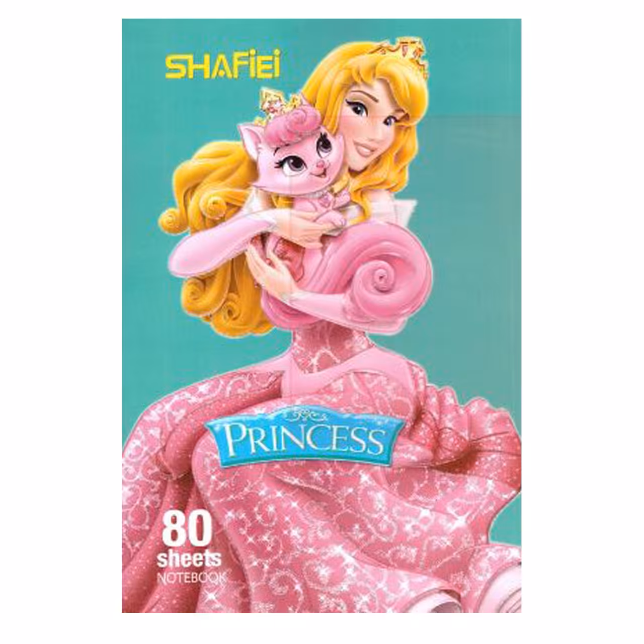 دفتر مشق 80 برگ شفیعی مدل پرنسس کد 07