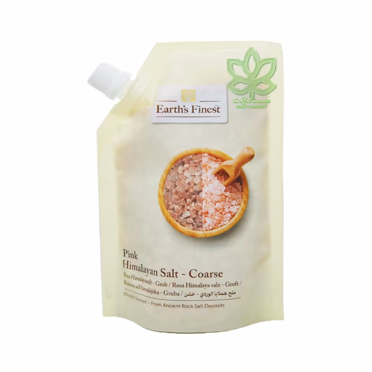 نمک صورتی هیمالیا 500 گرم ارث فاینست - earth finest