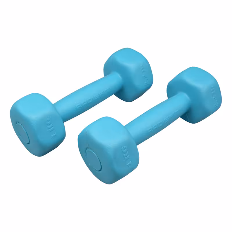 دمبل بدنسازی رادیس فیت مدل Six- Sided وزن 1 کیلو گرم بسته دو عددی