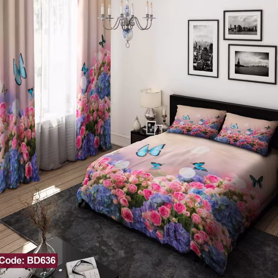 روتختی سه بعدی دونفره شش تکه میکرو ترک 