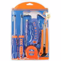 ابزار دستی چندکاره - (متر نواری، چکش، پیچ گوشتی، کاتر، تستر)