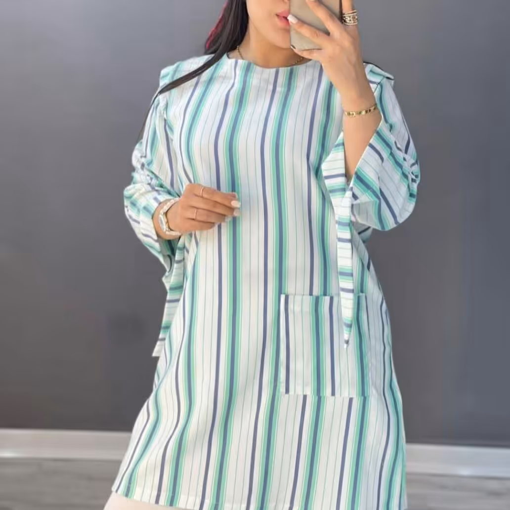 شومیز مانتو جنس لنین فری سایز 38 تا 46 ( ارسال رایگان )