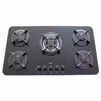 اجاق گاز صفحه ای بیمکث 5 شعله مدل MG 5091 مشکی