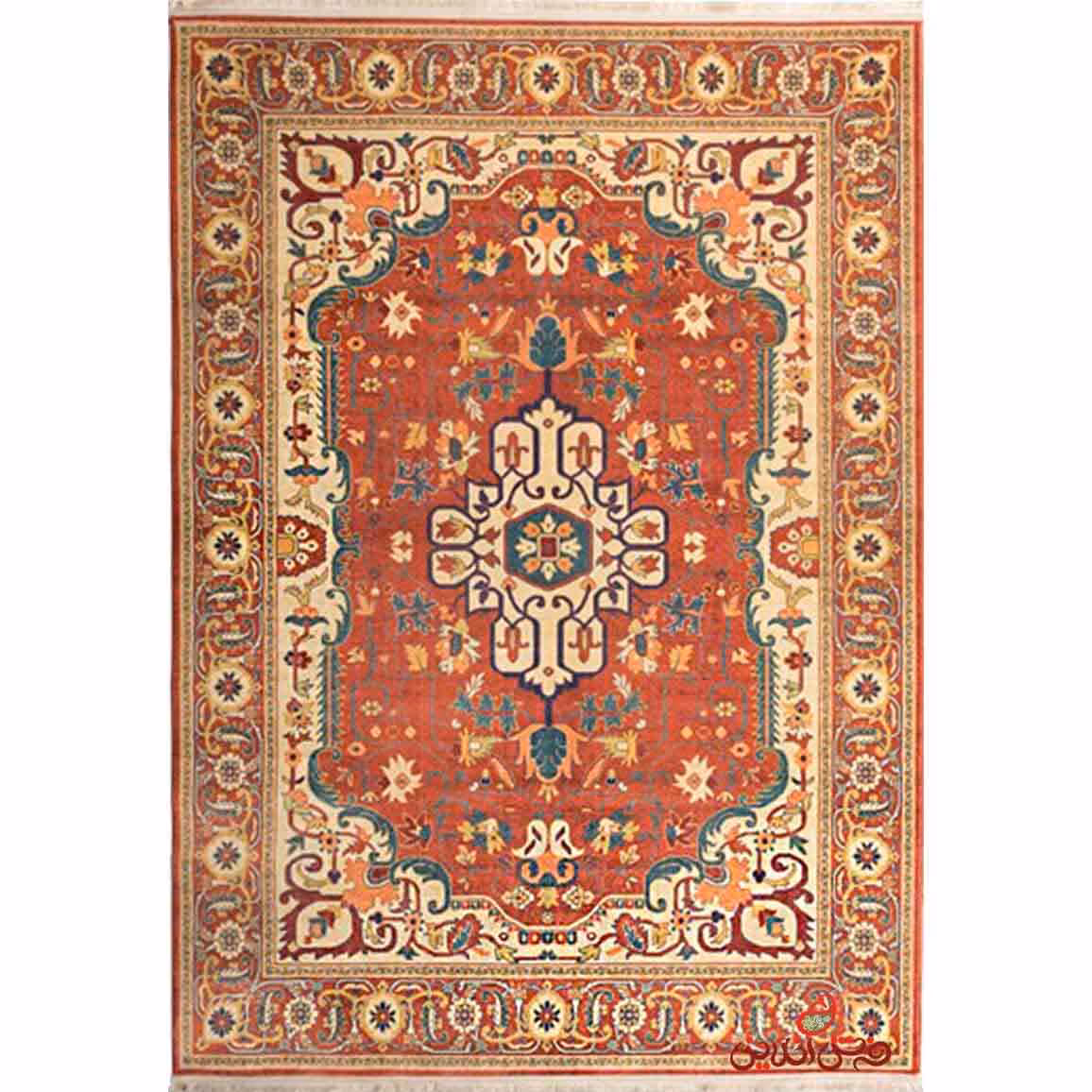 فرش ماشینی کلاریس کلکسیون کهنه نما کد  100628