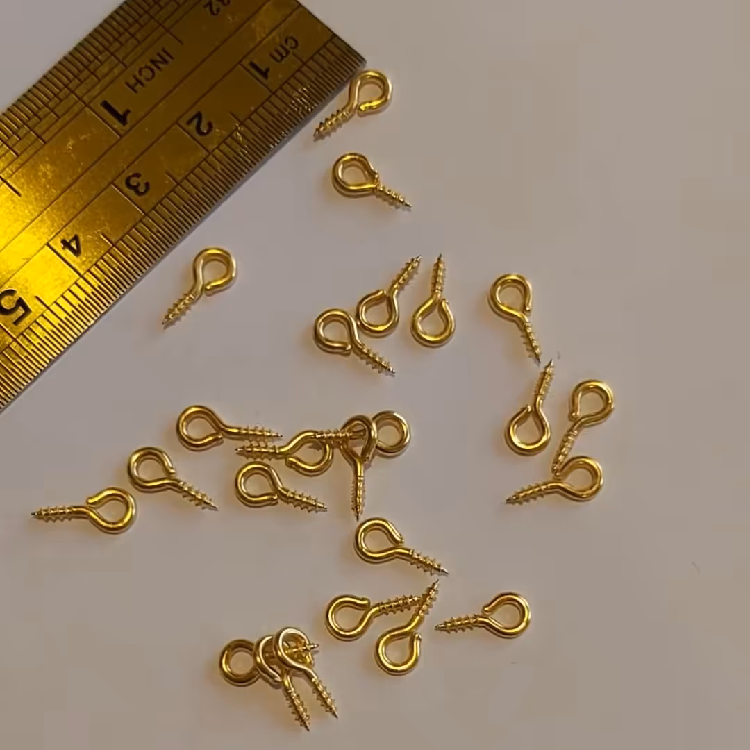 میخ پیچی طلایی یک سانتی پک ده عددی