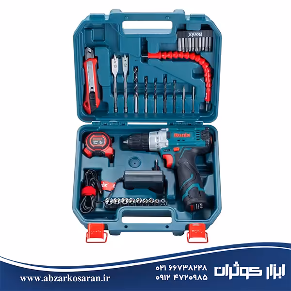 کیت دریل شارژی 35 پارچه رونیکس Ronix مدل RS-8611