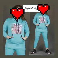 ست هودی شلوار بهاره بیرون پوش زنانه و دخترانه 