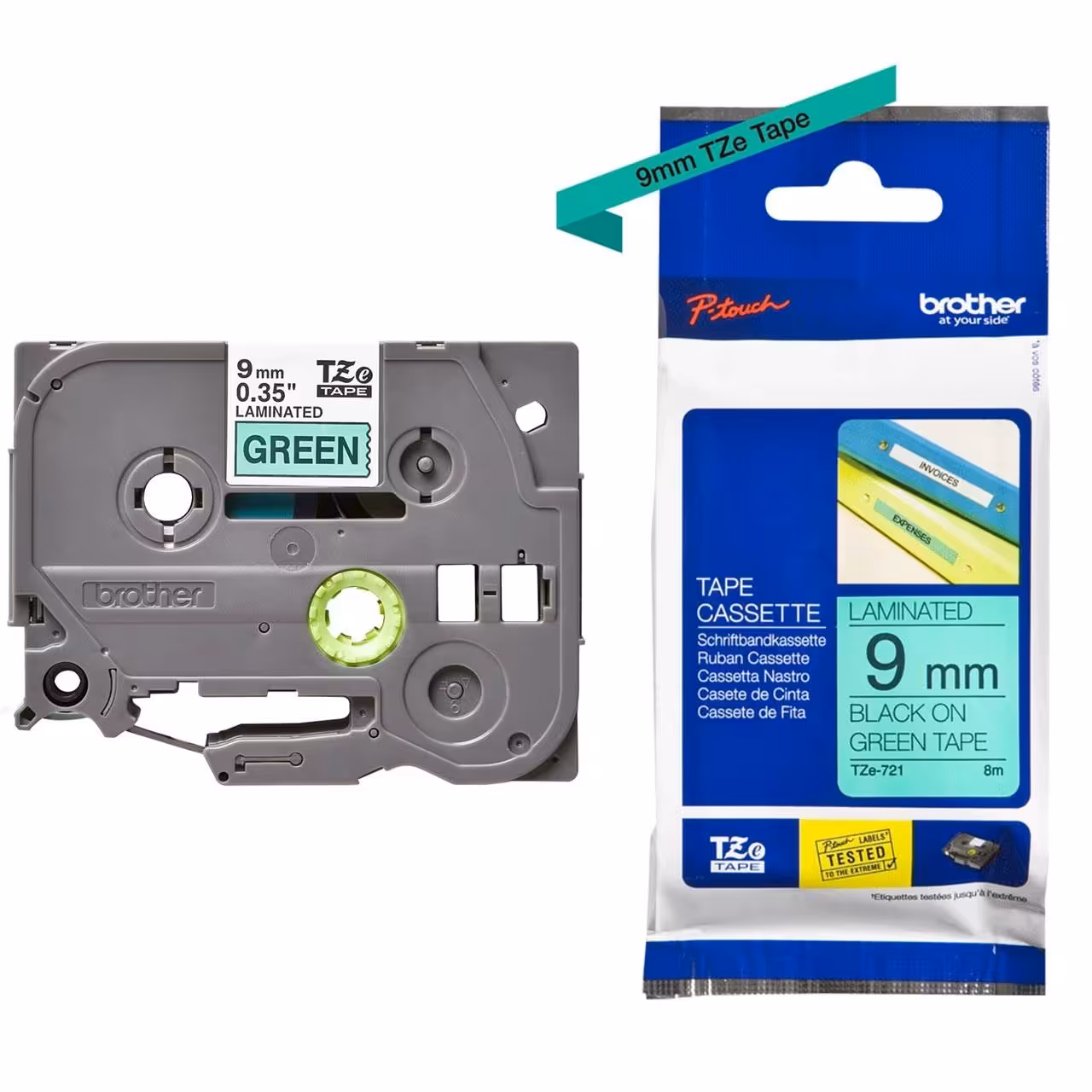 برچسب پرینتر لیبل زن برادر مدل TZe-721