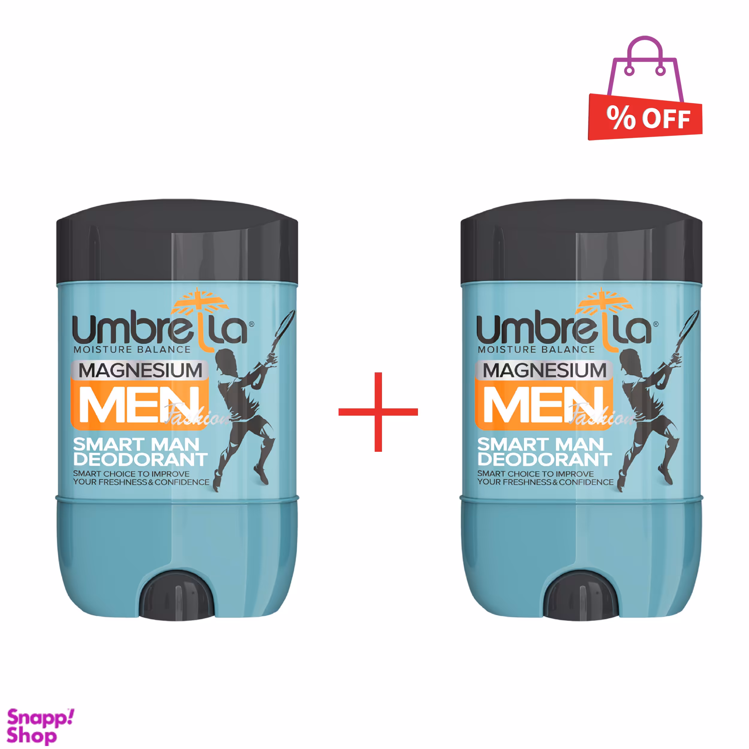 استیک ضد تعریق مردانه آمبرلا (Umbrella) مدل Smart Man حجم 75 میلی‌ لیتر مجموعه 2 عددی