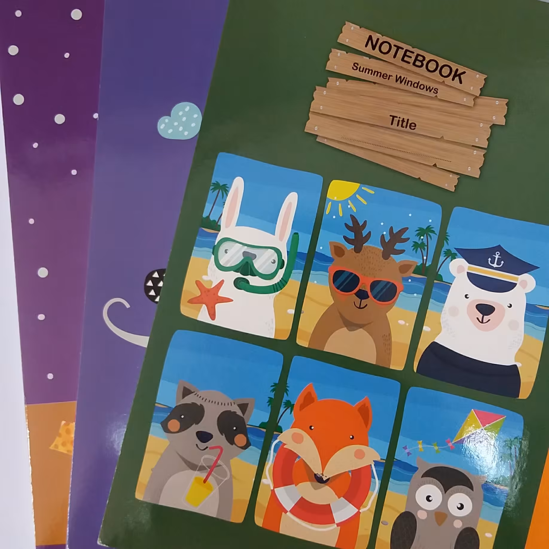 لوازم تحریر -دفتر پاپکو پرونت 3 پک عددی ( یک شصت برگ، یک  چهل برگ ، یک شصت برگ نقاشی)