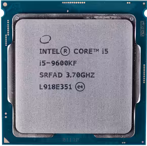 پردازنده تری اینتل مدل Core i5-9600KF با فرکانس 3.7 گیگاهرتز
