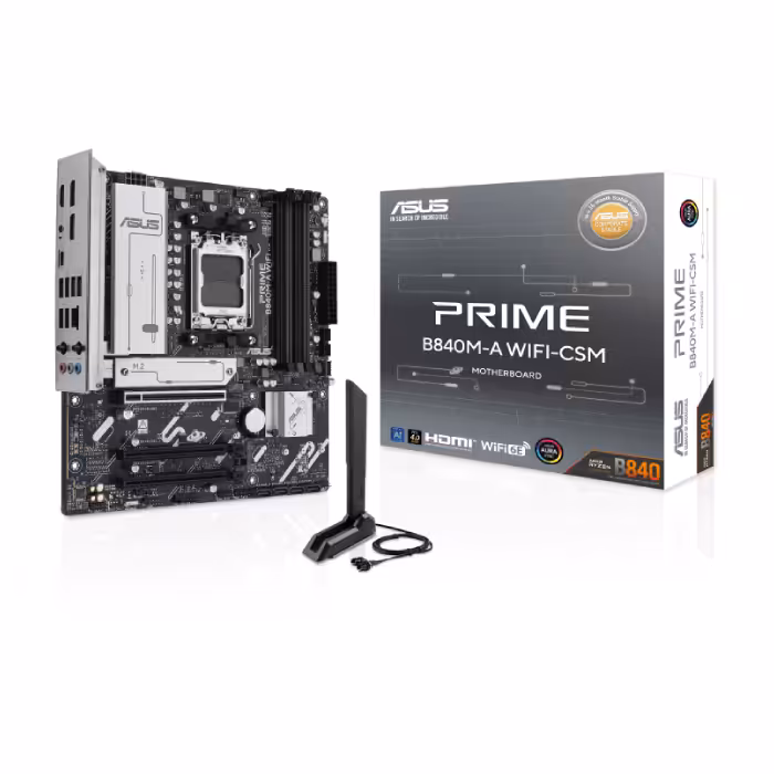 مادربرد ایسوس مدل PRIME B840M-A WIFI-CSM AM5 DDR5