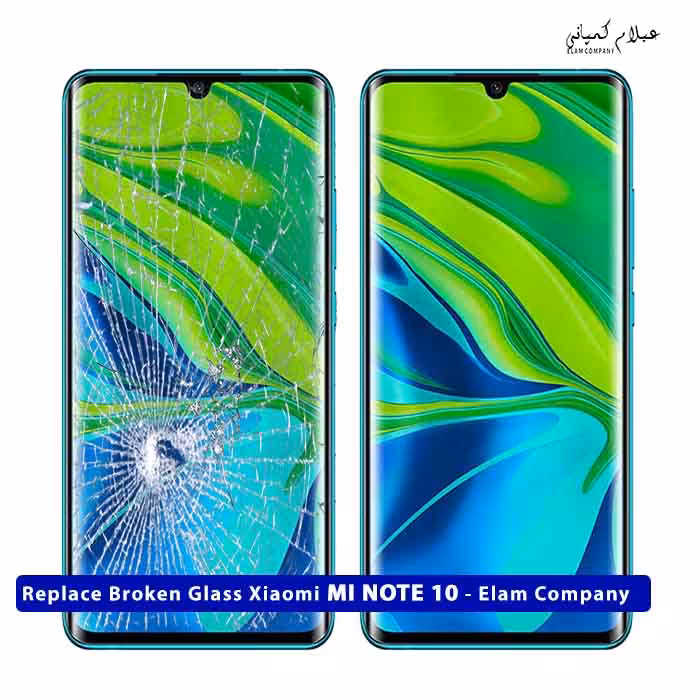 تعویض گلس تاچ ال سی دی شیائومی MI NOTE 10 – ضمانتی و بدون ریسک