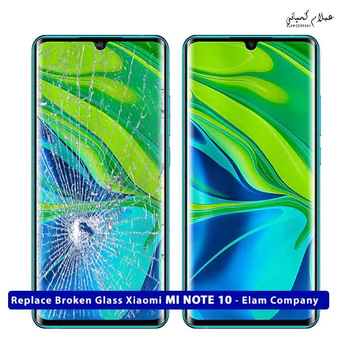 تعویض گلس تاچ ال سی دی شیائومی MI NOTE 10 – ضمانتی و بدون ریسک