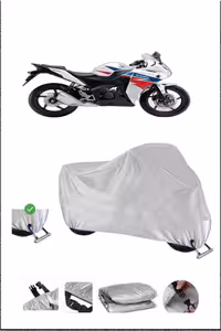 چادر موتورسیکلت خاکستری قفل HONDA CBR125R سازگار با ضد آب دوام موتور سیکلت برقی Breen