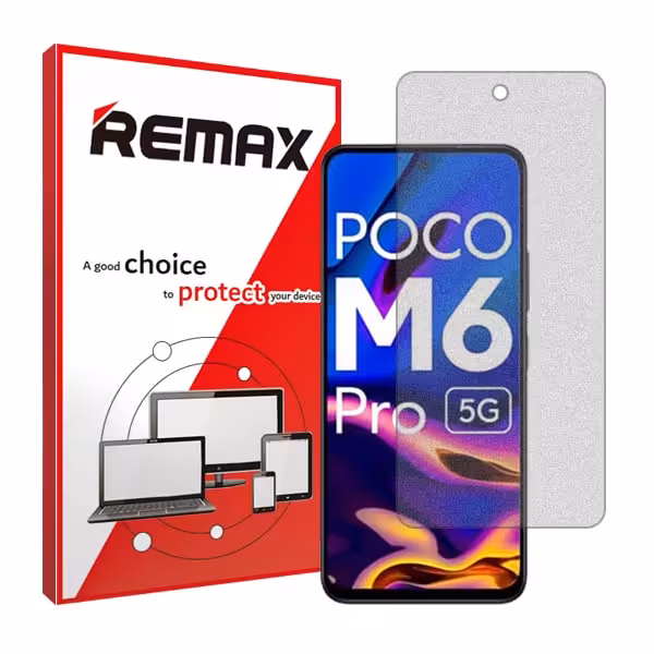 گلس شیائومی Poco M6 Pro 5G مدل هیدروژلی مات برند ریمکس کد S