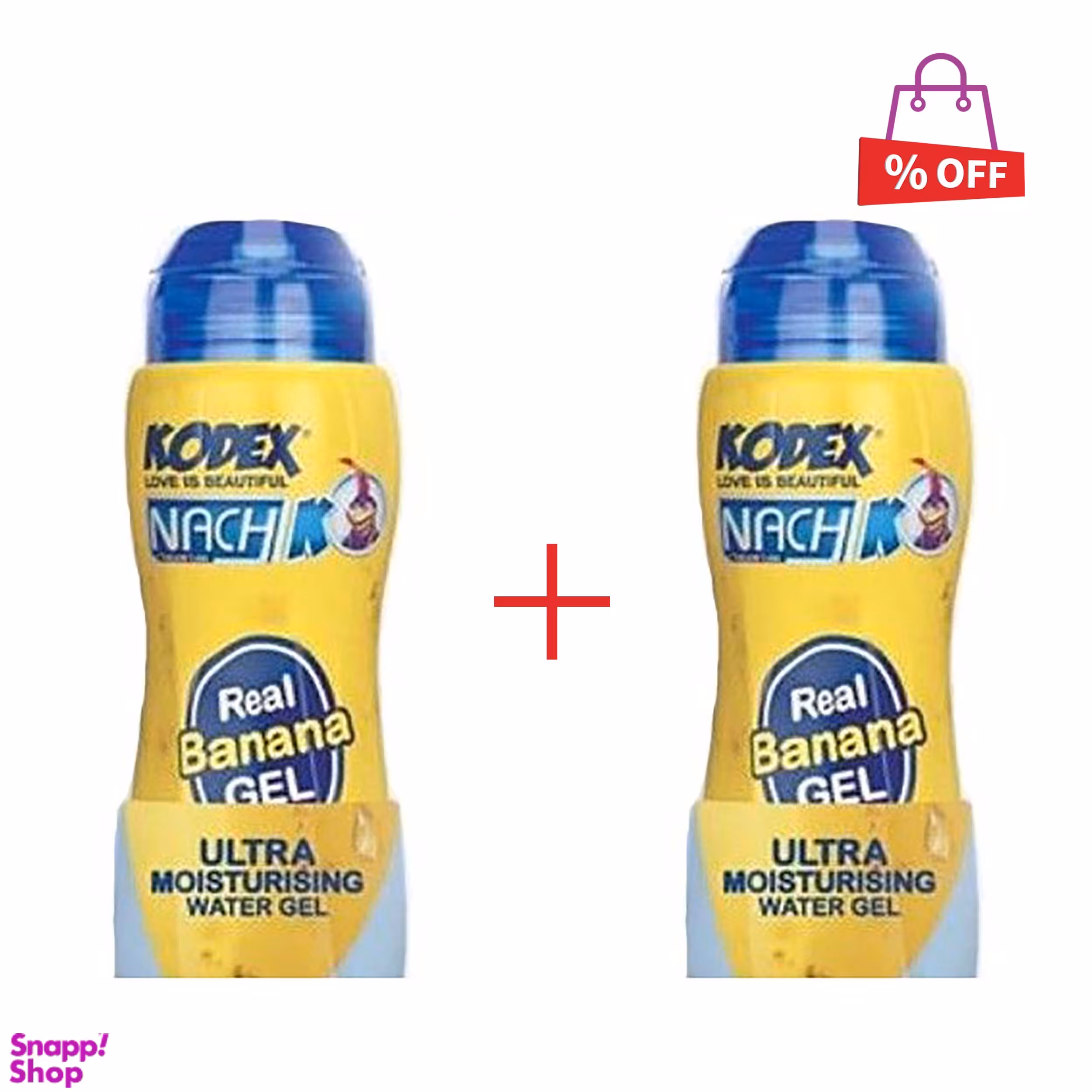 ژل روان کننده کدکس (Kodex) مدل موزی حجم 90 میلی لیتر مجموعه 2 عددی