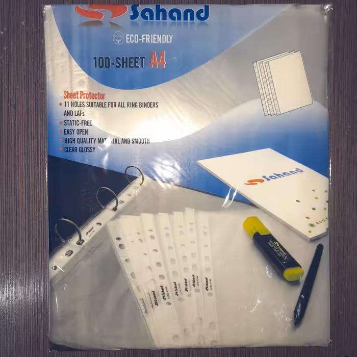 کاور a4 .
100 عددی