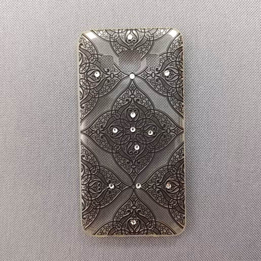 گارد - قاب - کاور ژله ای نگین برجسته مناسب برای سامسونگ Galaxy A3 2015 - A300