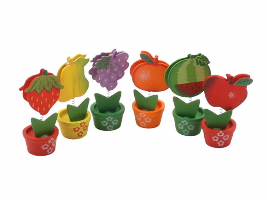 گیره پایه دار چوبی طرح میوه