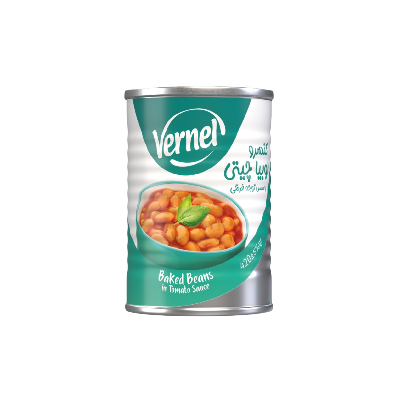 کنسرو لوبیا چیتی ورنل - 420 گرمی