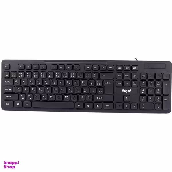 کیبورد با سیم رویال مدل R-K269
