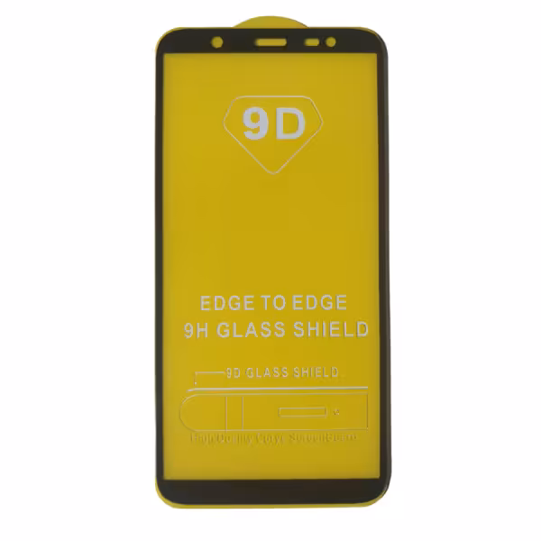 گلس 9D مناسب برای گوشی موبایل سامسونگ J8 Black