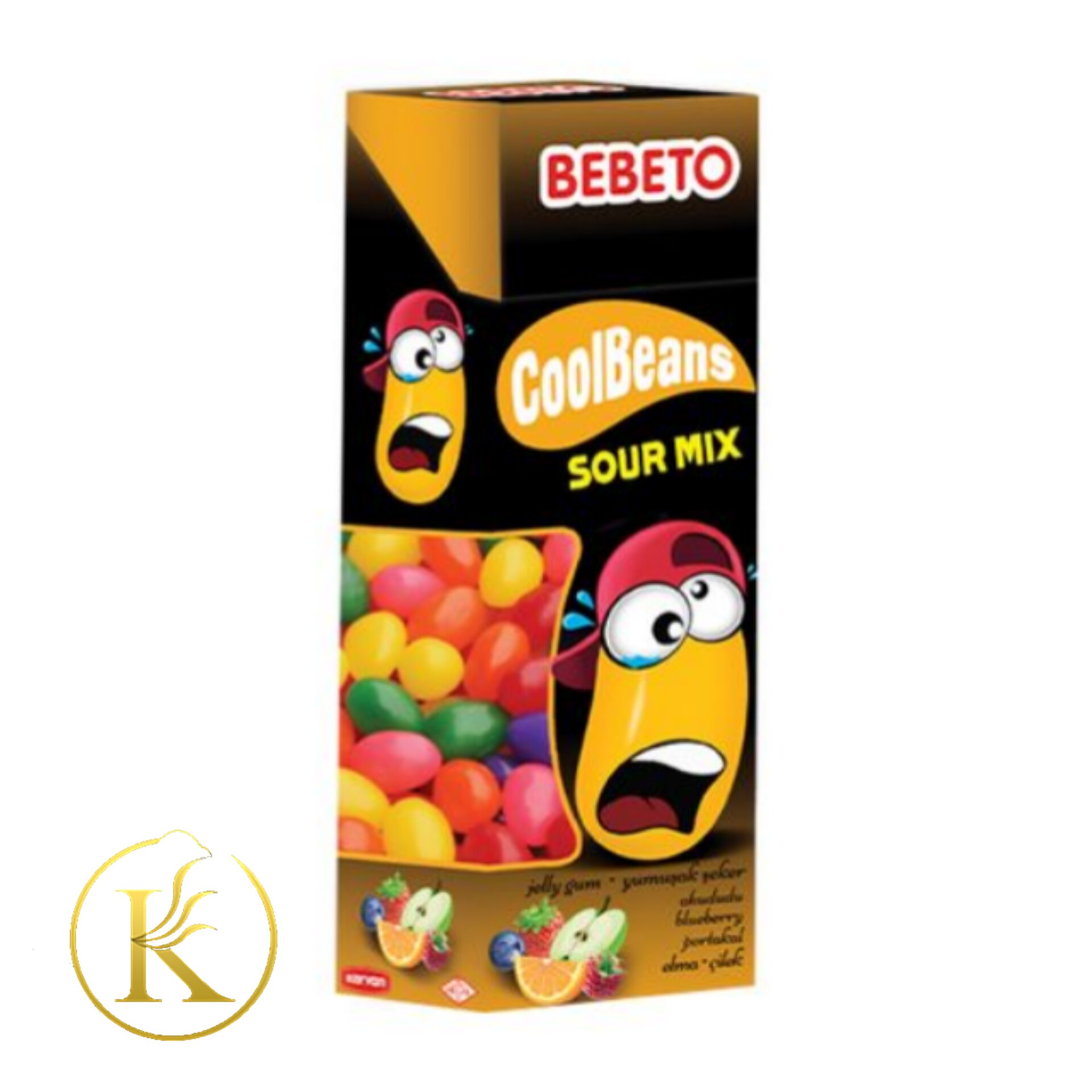 پاستیل جیلی بیلی ببتو با طعم میکس ترش (30گرم)