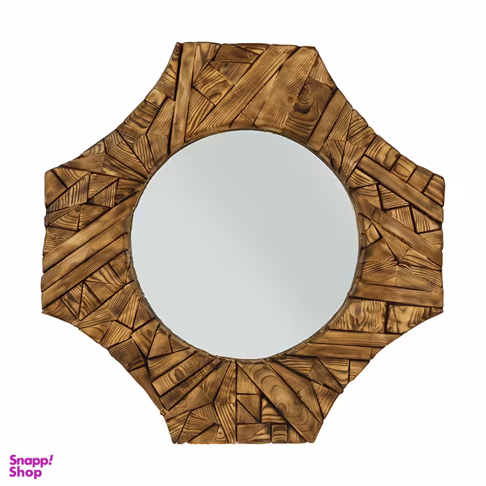 آینه دست ساز طرح هشت ضلعی مدل 8998