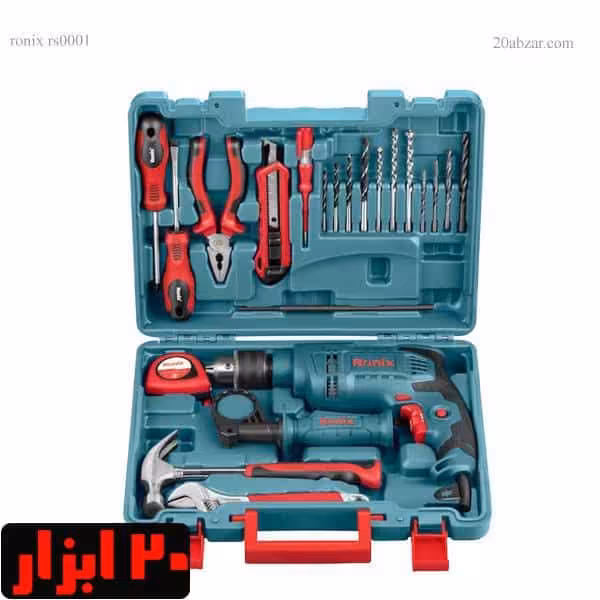 کیت دریل چکشی 650 وات رونیکس مدل rs-0001