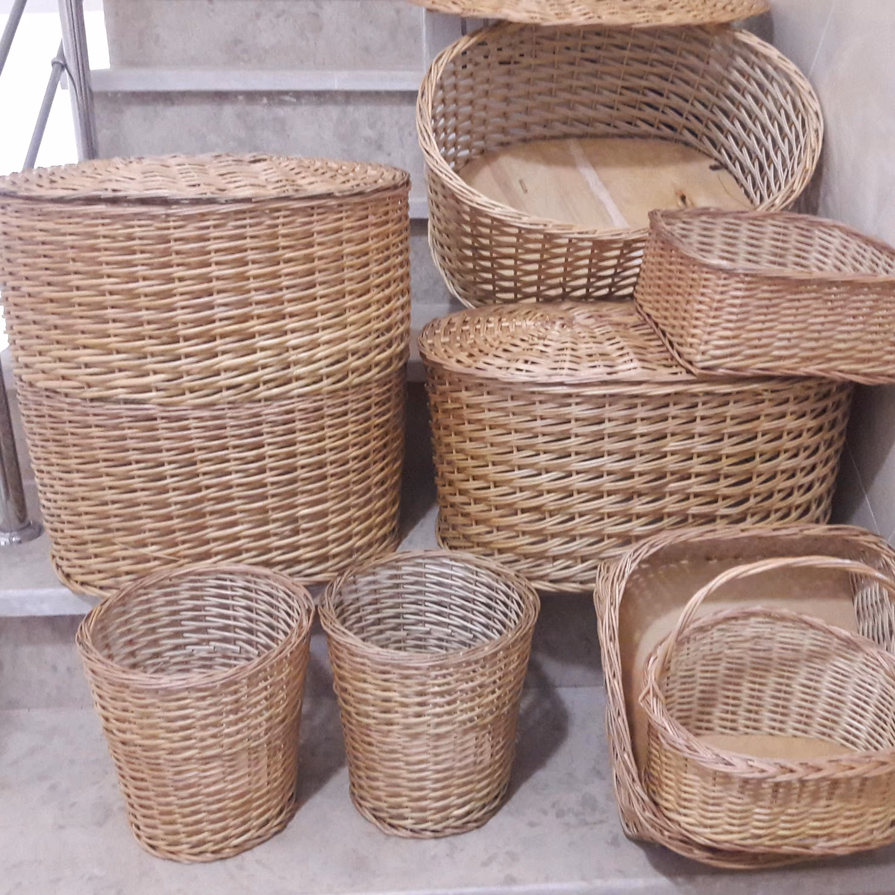 باکس های حصیری طبیعی دستباف قم کیفیت بی نظیر انواع نظم دهنده 