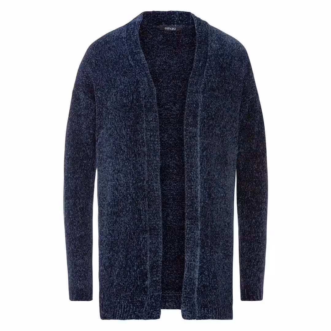 ژاکت بافت مخمل سورمه ای زنانه  اسمارا esmara آلمان ،سایز M (ارسال رایگان)