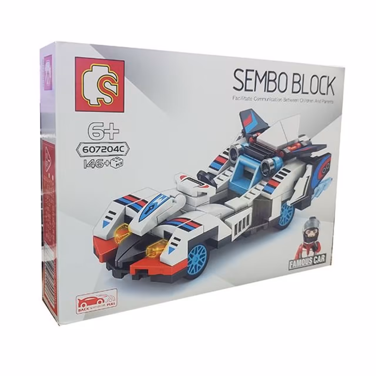 ساختنی سیمبوبلاک مدل Famous Car کد 607204C