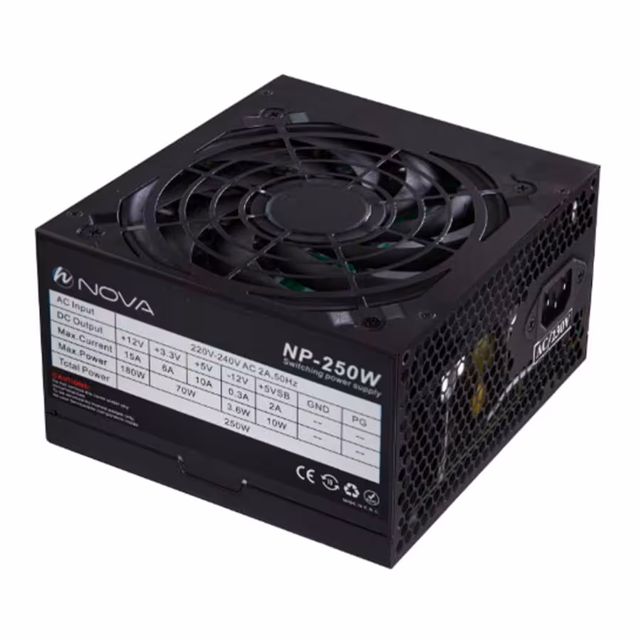 قیمت و خرید پاور کامپیوتر 250 وات نوا مدل NP-250 | یاس ارتباط