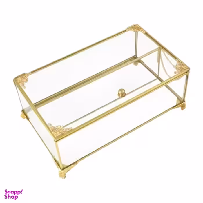 جعبه دستمال کاغذی برنجی کد 21