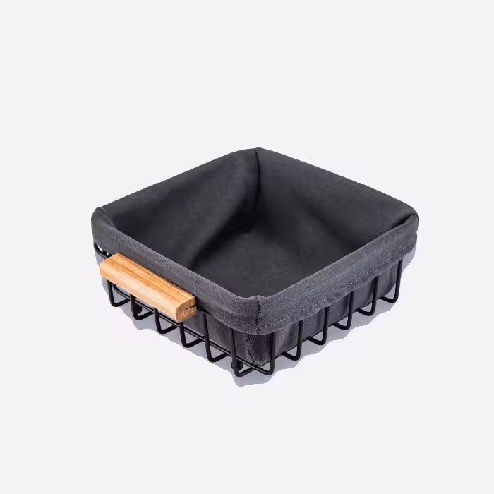 سبد نان کوچک مربع پارچه ای یونیک کد 2919